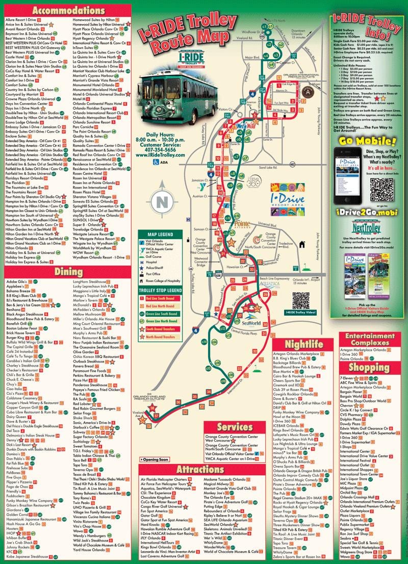 mapa ng international drive Orlando