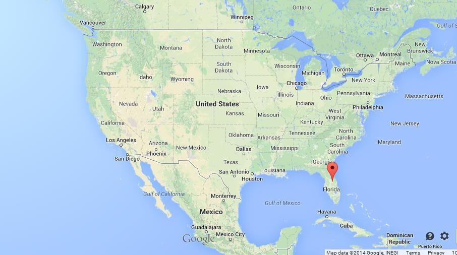 Orlando mapa ng usa