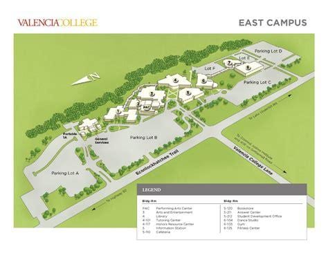 Valencia kolehiyo east campus mapa